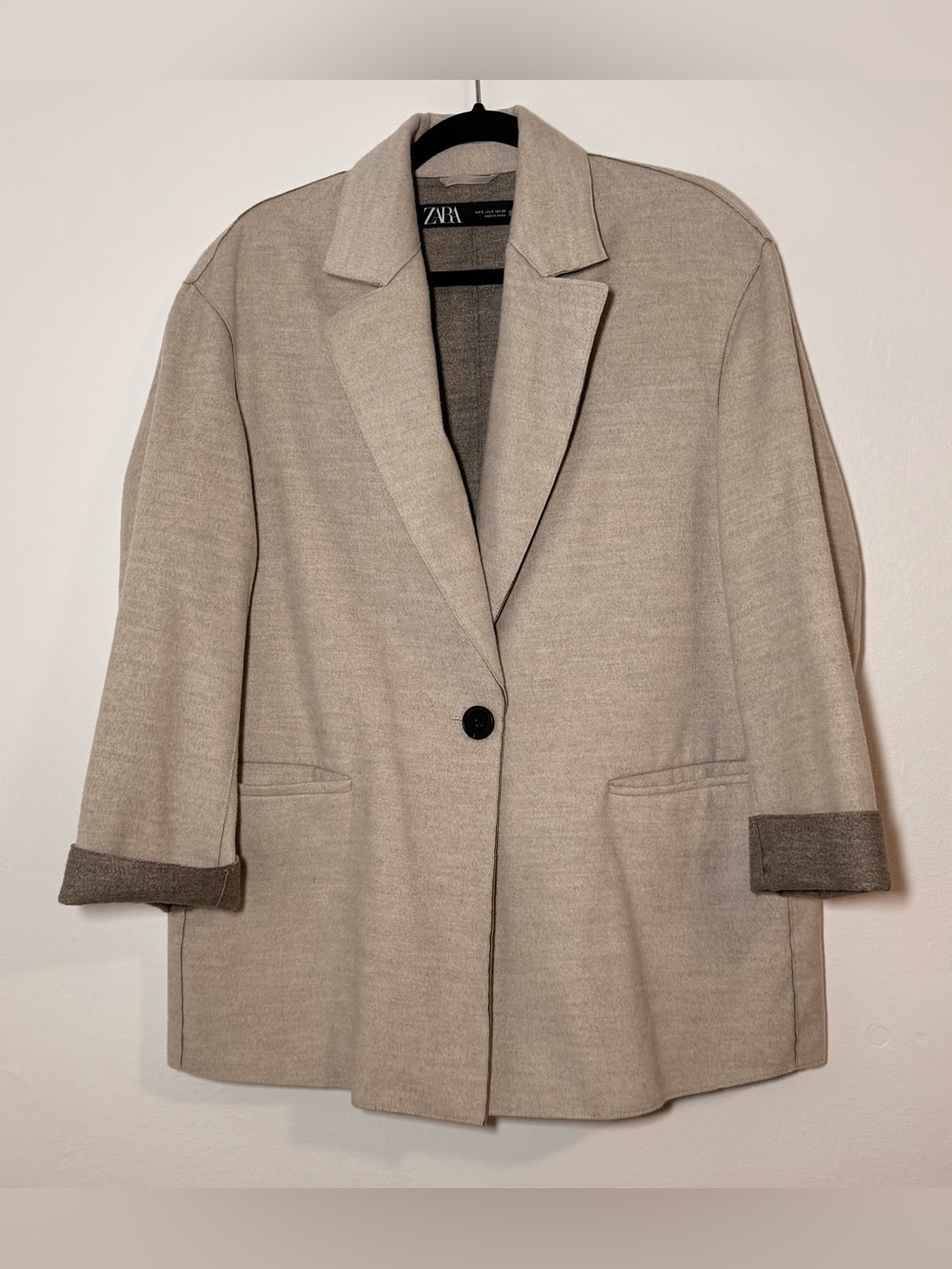Soft Jacket Zara Size Small S coat blazer fall spring